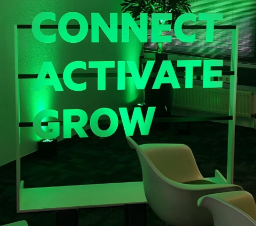Letters Connect, Activate & Grow